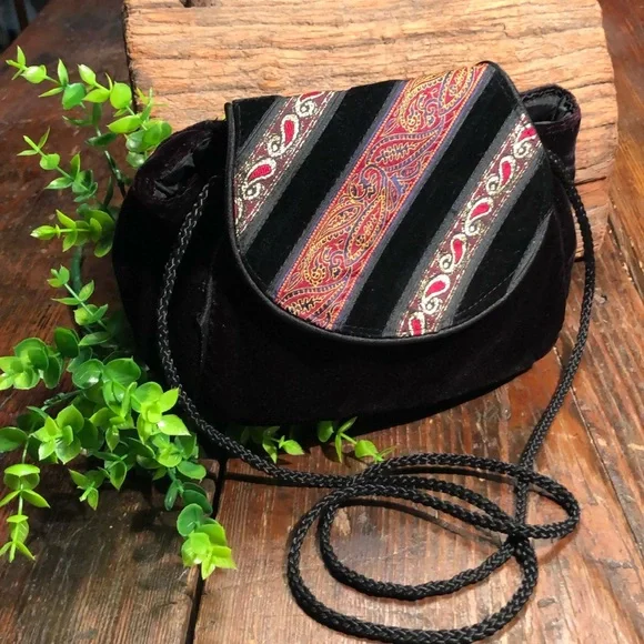 Velvet Satin Mini Shoulder Bag Casual Evening Satin Lined Purse - Picture 1 of 14